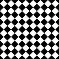 Black And White Seamless Diagonal Checkered And Squares Pattern vector