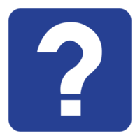 Question Mark Sign Symbol on Transparent Background png