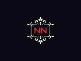 Minimalist Nn Logo Image, Creative Nn Luxury Letter Logo Vector