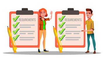 Requirements, Checklist, Schedule, Compliance Vector Drawings Set