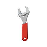 repair wrench tool cartoon vector illustration