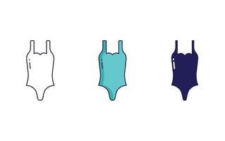 Swimsuit vector icon