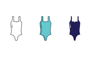 Swimsuit vector icon