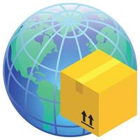 Worldwide Shipping - Isometric 3d illustration. vector