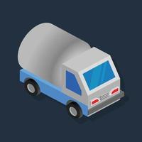 Oil Container - Isometric 3d illustration. vector