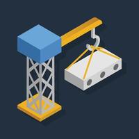 Container - Isometric 3d illustration. vector