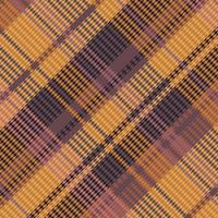 Tartan plaid pattern with dark color. vector