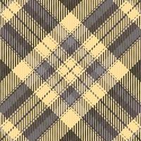 Tartan plaid pattern with dark color. vector