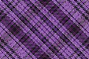 Tartan plaid pattern with dark color. vector
