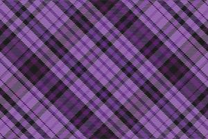 Tartan plaid pattern with dark color. vector