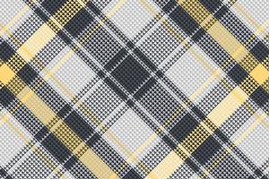 Tartan plaid pattern with dark color. vector