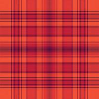 Tartan plaid pattern with dark color. vector