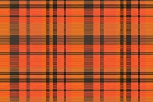 Tartan plaid pattern with dark color. vector