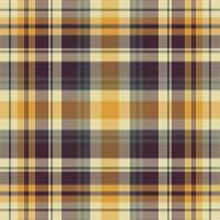 Tartan plaid pattern with dark color. vector