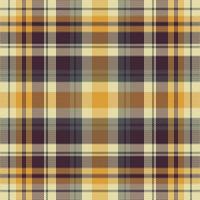 Tartan plaid pattern with dark color. vector