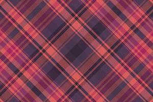 Tartan plaid pattern with dark color. vector