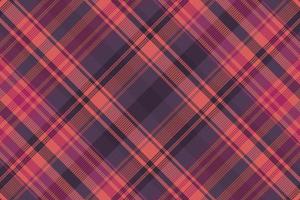 Tartan plaid pattern with dark color. vector