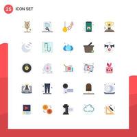 25 Creative Icons Modern Signs and Symbols of smart app file motion tied Editable Vector Design Elements