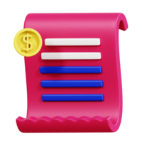 icono 3d de transacción de pago png