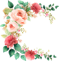 Flower Frame PNGs for Free Download
