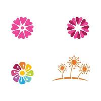 flower vector icon design