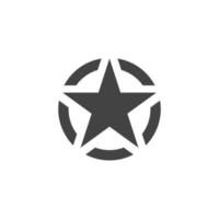 Star icon Template vector