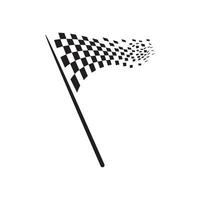 Race flag icon design vector