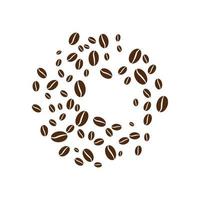 vector de icono de grano de café