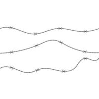 barbed wire vector illustration