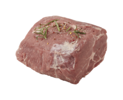 porc frais avec découpe isolé sur fond transparent png