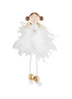 Fairy doll Christmas decorations  with cut out isolated on background transparent png