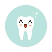 Healthy tooth. Hygiene, health care concept. Vector design