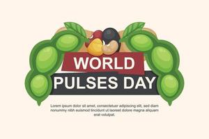 World Pulses Day background. vector