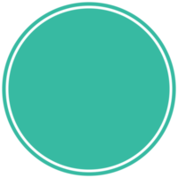 fond rond vert pour le texte. créer des messages, des histoires, des titres, des faits saillants. clipart png transparent