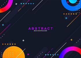 background design with geometric abstract theme vector