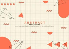 background design with geometric abstract theme vector