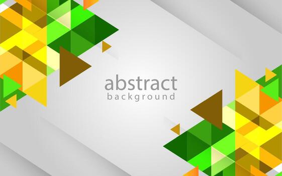 Abstract colorful triangle geometric background vector
