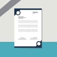 letterhead flyer corporate official minimal creative abstract professional informative newsletter magazine poster brochure design with logo vector