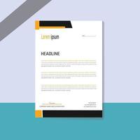 letterhead flyer corporate official minimal creative abstract professional informative newsletter magazine poster brochure design with logo vector