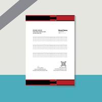 letterhead flyer corporate official minimal creative abstract professional informative newsletter magazine poster brochure design with logo vector