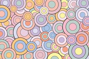patrón con elementos geométricos en tonos pastel patrón abstracto vector de fondo para el diseño