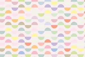 Pattern with geometric elements in pastel tones abstract pattern vector background for design