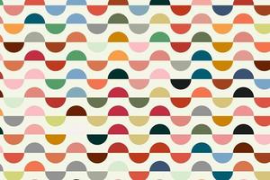 pattern with geometric elements in retro tones abstract pattern vector background for design