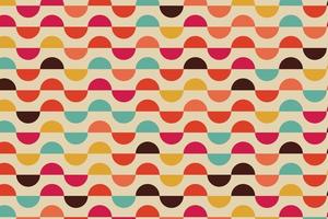 pattern with geometric elements in retro tones abstract pattern vector background for design