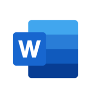 icono de aplicaciones móviles de Microsoft Word png