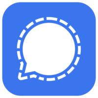 Signal icon, social media mobile application png