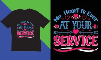 Valentin's Day T-Shirt Design vector