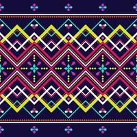 Abstract ethnic geometric pattern design for background or wallpaper.  Ethnic geometric print pattern design Aztec repeating background texture for fabric, cloth design, wrapping, fashion elements. vector