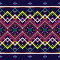 Abstract ethnic geometric pattern design for background or wallpaper.  Ethnic geometric print pattern design Aztec repeating background texture for fabric, cloth design, wrapping, fashion elements. vector