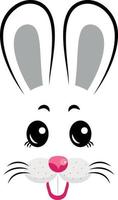 The rabbit is the symbol of 2023. Vector illustration